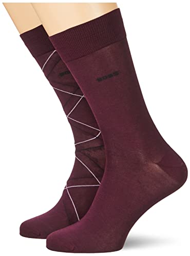 BOSS Męskie skarpety regularne, Dark Purple505, 43-46 EU