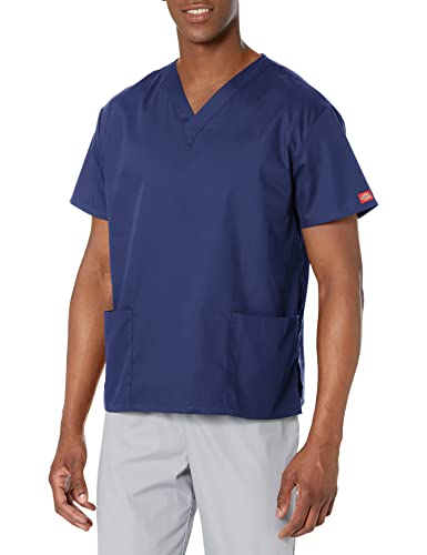 Dickies Damska koszulka z dekoltem w serek EDS Signature Scrubs 86706 Missy Fit, granatowy, M