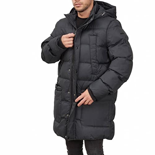 Geox Męska kurtka M Sandford, Dark Black, 60