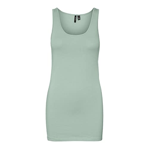 VERO MODA Vmmaxi My Soft Long Tank Top Noos Top męski Kobiety, Silt Green, XL