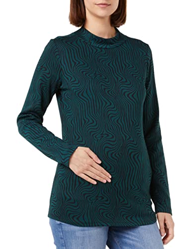 Supermom Damska koszulka Tee Darien Long Sleeve All Over Print, Deep Teal-P177, XS