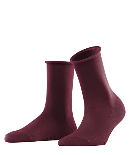 FALKE Kobiety Skarpety Active Breeze W SO Trwały Lyocell jednokolorowe 1 Para, Czerwony (Barolo 8596), 35-38