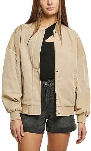 Urban Classics Damska kurtka damska z recyklingu, oversized Light Bomber, beżowy (Unionbei), XL