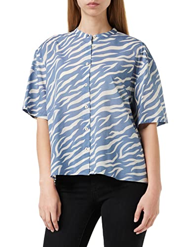 Marc O'Polo Denim Koszula damska, Wielobarwny (Multi/Blue Fantasy C02), S