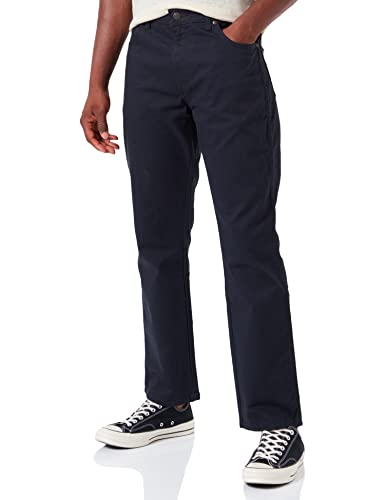 Wrangler Regular Fit Dark Antracyt Spodnie męskie, Niebieski (Navy 114), 38W / 30L