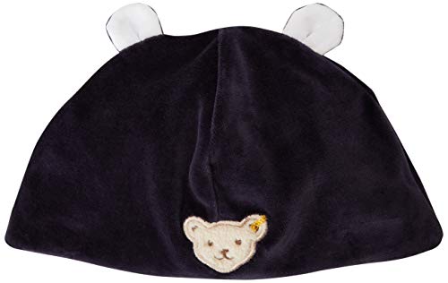 Steiff Czapka dziecięca unisex, Niebieski (Black Iris 3032), 45