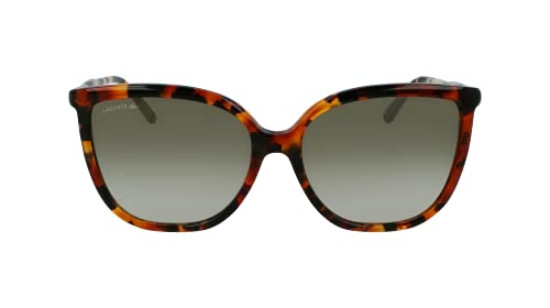 Lacoste Damskie okulary przeciwsłoneczne L963S, Light Havana, XL