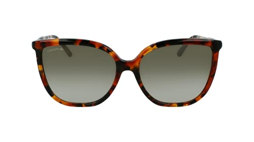 Lacoste Damskie okulary przeciwsłoneczne L963S, Light Havana, XL