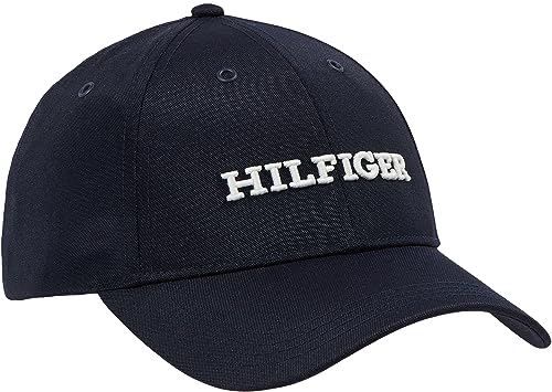 Tommy Hilfiger Męska czapka Hilfiger, niebieski (Space Blue), jeden rozmiar, niebieski (Kosmiczny Błękit), Rozmiar uniwersalny