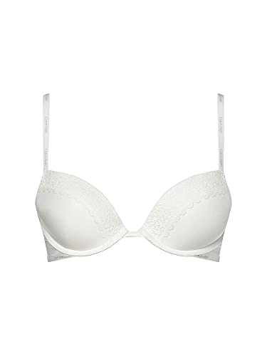 Calvin Klein Damski biustonosz push-up plunge, kość słoniowa, 70A