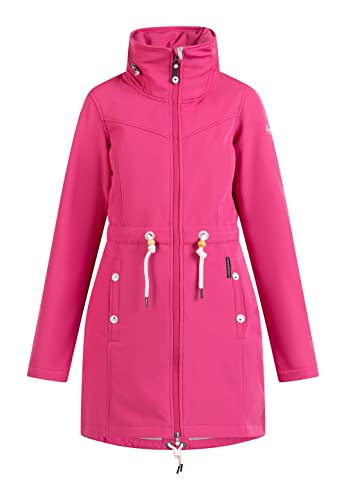 Schmuddelwedda Płaszcz softshell z Magic Print damski 34325124, Rosa, M