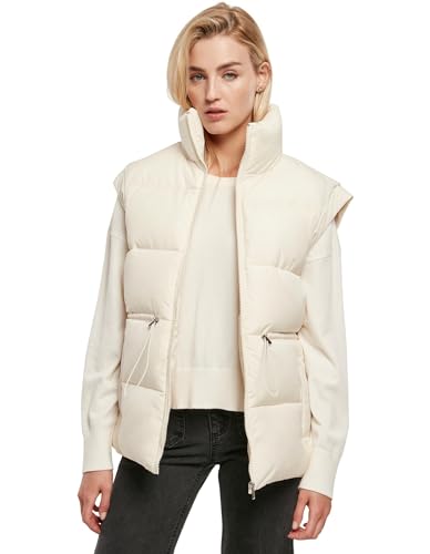 Urban Classics Damska kamizelka puchowa w talii, Whitesand, XL
