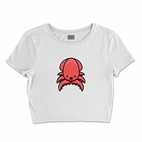 Bona Basics, Damski T-shirt basic, z nadrukiem cyfrowym, 100 bawełny, biały, swobodny, damski top, rozmiar: S, biały, S