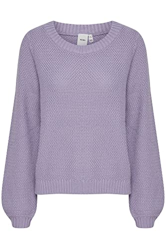 ICHI Damski sweter IHNOELLE LS, 1738171/Daybreak Melange, L