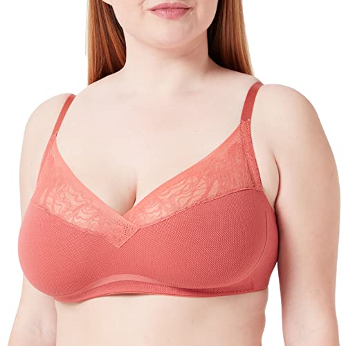S by sloggi Damski biustonosz Shadow Soft, Candid Orange, XL