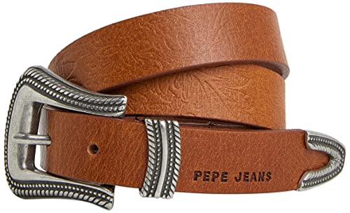 Pepe Jeans Damski pasek Cecile, jasnobrązowy, L, L