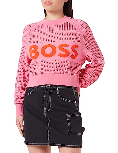 BOSS C_fenniki bluza damska z dzianiny, Średni, różowy, 668, L