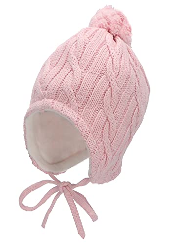 Sterntaler Strickmütze Cappellopello Czapka z dzianiny dla niemowląt, Różowy (Różowy 702), rozmiar uniwersalny