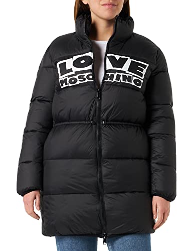 Love Moschino Kurtka damska z tkaniny technicznej, Czarny, 48