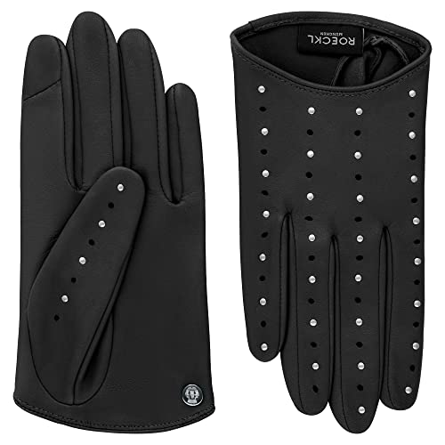 Roeckl Damskie rękawiczki Tacoma Touch, czarne, 6,5, czarny, 6.5