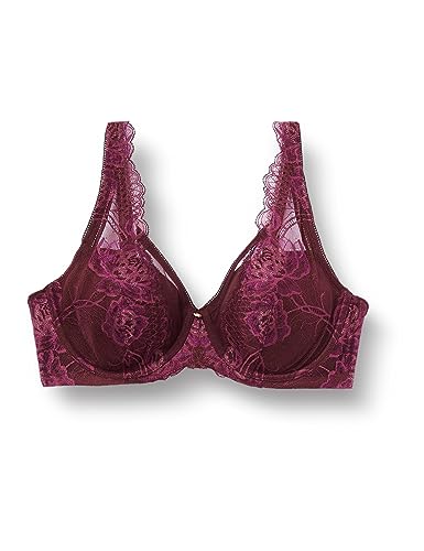 Triumph Wild Peony Florale WP Biustonosz formowany Kobiety , Claret , 80C