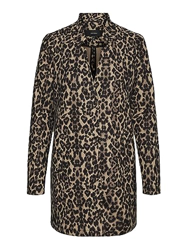 VERO MODA Damska kurtka z nadrukiem, Sepia Tint, XS