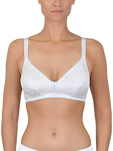 Naturana Damski biustonosz bez fiszbin, biały (White 300), 90A