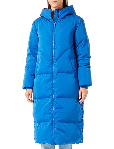 YAS Damski płaszcz buforowy YASIRIMA LS Long DOWN Coat S. NOOS, Surf The Web, S, Surf The Web, S