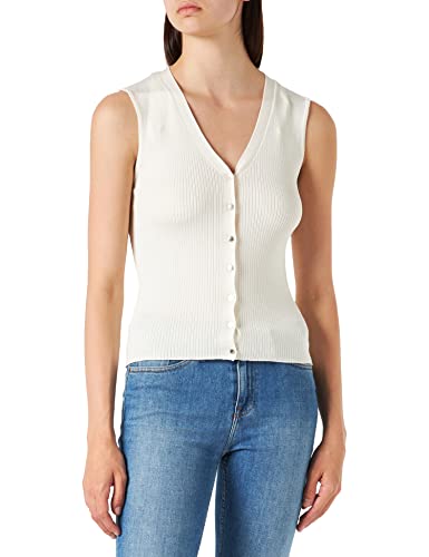 Morgan Sweter damski FINE Gauge-MC, Ivoire, L