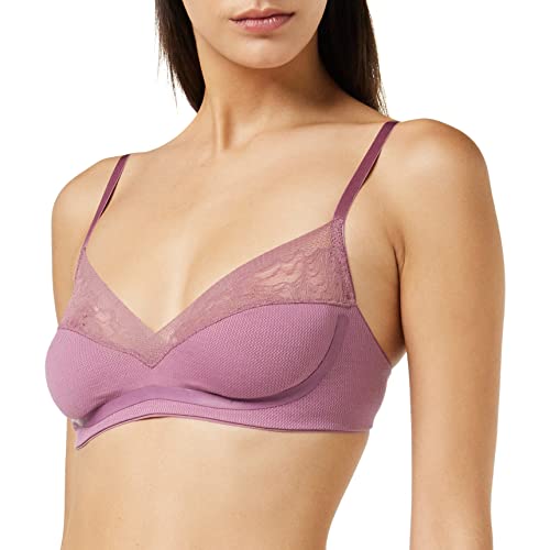 S by sloggi Damski biustonosz Shadow Soft, Fioletowa koniczyna (7574), S