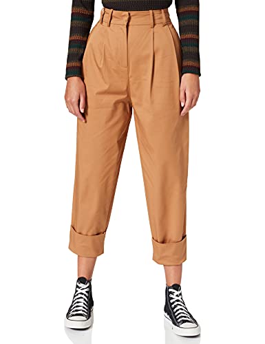 Sisley Spodnie damskie, Brązowy, 10 g, 36