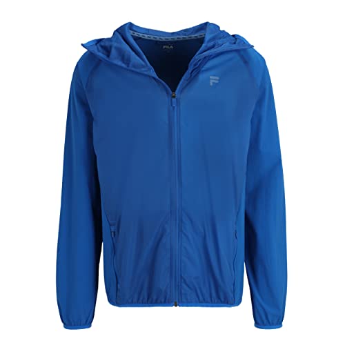 FILA Męska kurtka sportowa z kapturem, Lapis Blue, S