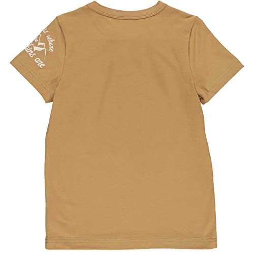 Fred's World by Green Cotton Chłopięce T-shirty i topy z dżerseju, biszkopt, 122