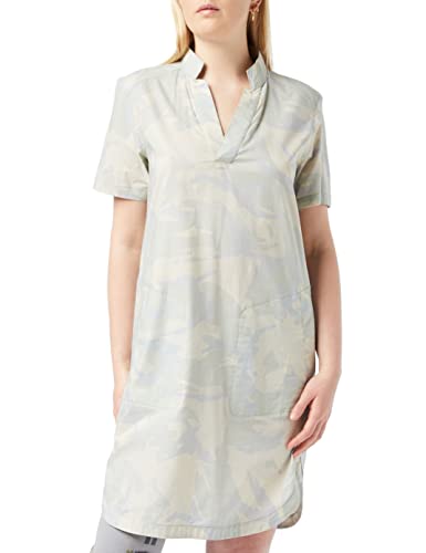 G-STAR RAW Damska koszulka Millery V Neck Shirt Ss Dress, Multicolor (Whitebait Woodland Camo C317-d213), L