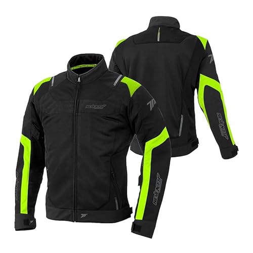 Seventy Degrees Męska kurtka wyścigowa, Czarny/żółty, XL