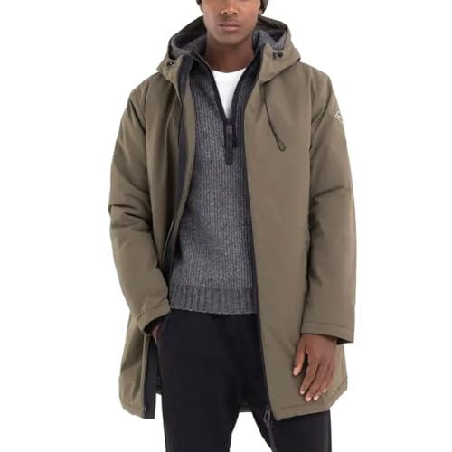Replay parka męska, 928 ciemny oliwkowy, M
