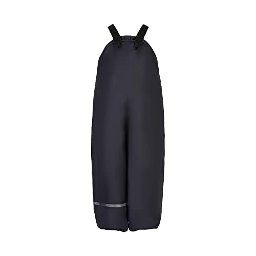 Celavi Unisex dziecięcy PU z recyklingu deszcz z pełną podszewką spodnie, Ciemnogranatowy, 120 cm
