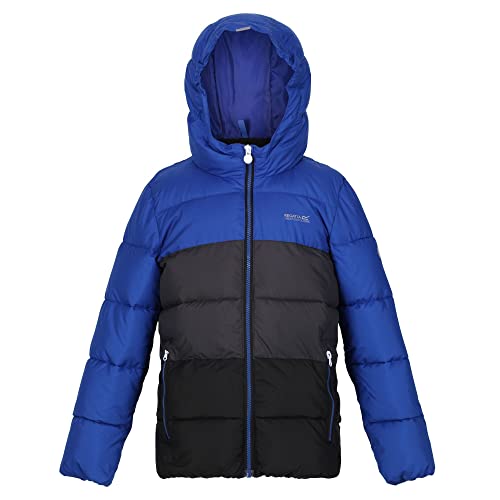 Regatta Unisex dziecięca kurtka typu Lofthouse V, Surfspry/popiół, 9 Lata