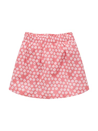 TOM TAILOR Dziewczęta Mini spódnica z nadrukiem na całej powierzchni 1031777, 29908 - Pink White Flower Design, 92-98