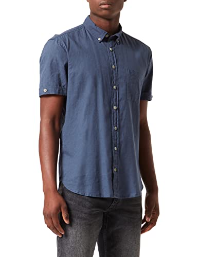 Camel Active Koszula Męska, Niebieski Night Blue, S