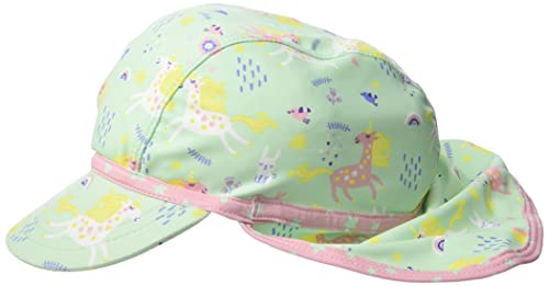 Playshoes Bademütze, czapka przeciwsłoneczna dla dziewczynek, mięta Einhorn, Mint Einhorn