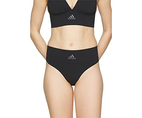 adidas Damskie bezszwowe stringi, czarny, L