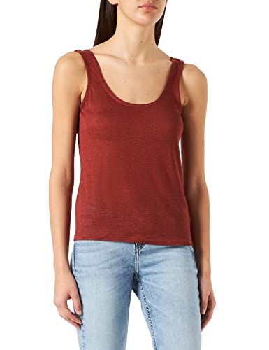 Naf Naf T-shirt damski, henna, XS