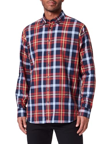 Seidensticker Męska koszula z długim rękawem o dopasowanym kroju, żółty, 39