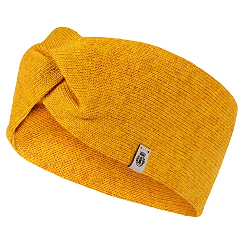 Roeckl Damska dzianina Essentials opaska na czoło 23041-350 kolor żółty 248 Muetze, rozmiar uniwersalny