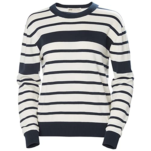 Helly Hansen Damski sweter W Skagen 2.0, granatowy pasek, M, Granatowe paski, M