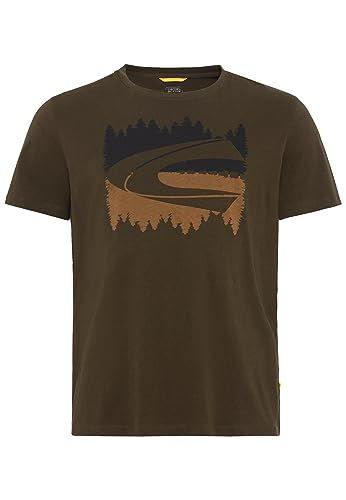 camel active T-shirt męski, khaki (Dark Khaki), 5XL