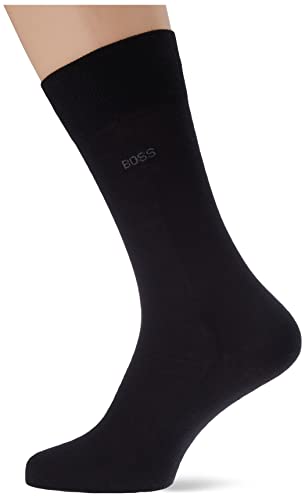 BOSS Męskie skarpety William Rs Uni Wo, New - Black1, 43-44 EU
