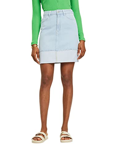 ESPRIT Damska spódnica 033EE1D307, 904/BLUE Bleached, 27, 904/Blue Bleached