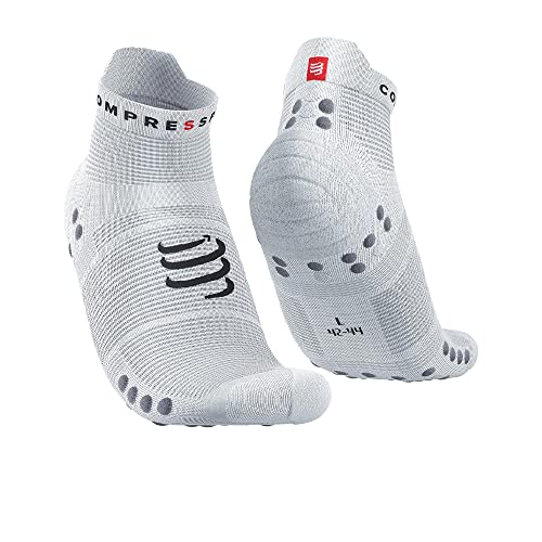 COMPRESSPORT Unisex Dorosły, Biały/Stop, 39-41 EU